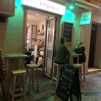 Small outside area - but don’t let that put you off!  at La Vegana Taperia in Malaga