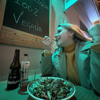   at La Vegana Taperia in Malaga