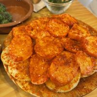   at La Vegana Taperia in Malaga