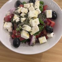 Greek Salad  at La Vegana Taperia in Malaga