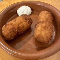 Croquetas del día   at La Vegana Taperia in Malaga