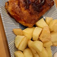 Vegan "Rib" at La Vegana Taperia in Malaga