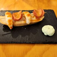 Gambas y pulpo. at La Vegana Taperia in Malaga