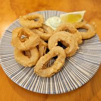 Calamari. at La Vegana Taperia in Malaga
