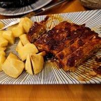 Finger-licking delicious. at La Vegana Taperia in Malaga