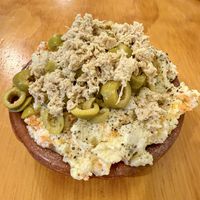   at La Vegana Taperia in Malaga