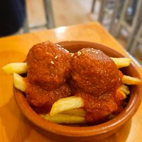 Albondigas at La Vegana Taperia in Malaga