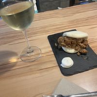 Pork bao   at La Vegana Taperia in Malaga