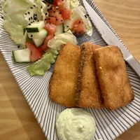 PESCADO AL LIMÓN / FISH IN LEMON  at La Vegana Taperia in Malaga