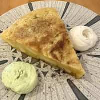 Spanish omelet  at La Vegana Taperia in Malaga