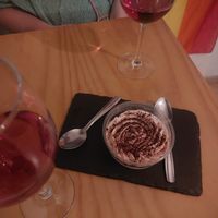 Tiramisu at La Vegana Taperia in Malaga