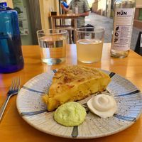 Spanish Omlette at La Vegana Taperia in Malaga