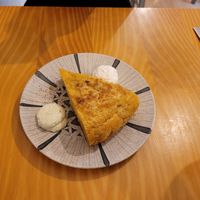 Tortilla at La Vegana Taperia in Malaga