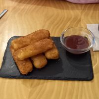 Cheese fingers at La Vegana Taperia in Malaga