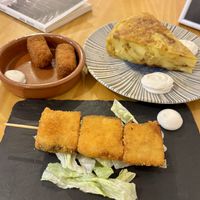   at La Vegana Taperia in Malaga