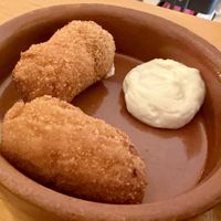 Croquettes of the day   at La Vegana Taperia in Malaga