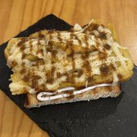 grilled cheese sandwich  at La Vegana Taperia in Malaga