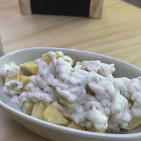 Patatas Alioli at La Vegana Taperia in Malaga