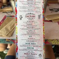 Menu at Bulegreen in Oakland Park