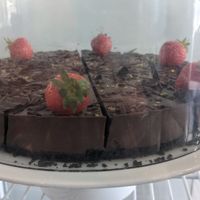 Chocolate torte at Plantside in Wellington