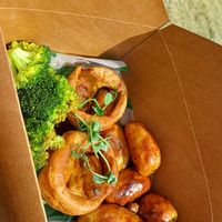 Large toad in the hole (This! sausages) at Plantside in Wellington