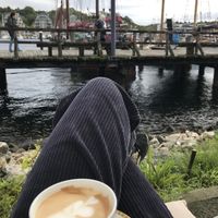 Ausblick  at Werftcafé in Flensburg