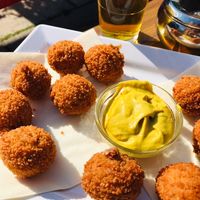 Two portions of vegan bitterballen   at Het Ketelhuis in Amsterdam