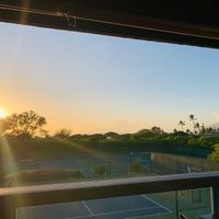 Sunset view!!! at Colada's in Wailea