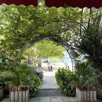 View from the terrace   at Huvan Beach Resort in Male