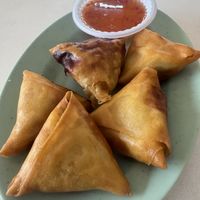 Veggie samosa   at Sole Cafe in Langkawi