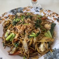Fried veggie noodles   at Sole Cafe in Langkawi