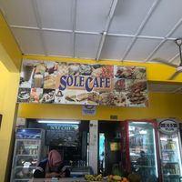View of the food stall at Sole Cafe in Langkawi