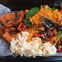 Their Kasbah salad is different and definitely tasty too. at Mugg & Bean -  Cresta in Johannesburg