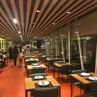 Main hall at Casa Baco in Brasilia