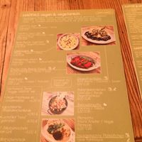 Speisekarte at Happy Happa in Dresden