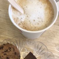 Soy cappuccino  at Liberty in Trieste