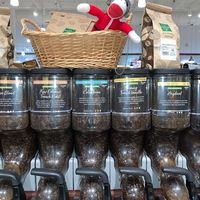 coffee dispensers at The Fresh Market in Melbourne