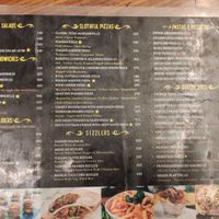 Menu at Pandora's Box in Mumbai