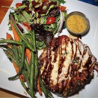 Vegan Stuffed Portabella Mushroom  at Enchanted Forest in Placerville