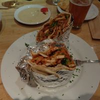 Delicious vegan wrap. at Pita Jungle in Flagstaff