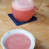 Fresh grapefruit juice at Damso in Berlin