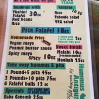 All vegan! Highly recommend at Hummus Antigua in English Harbour