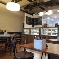 Menu on the wall at 1110Cafe/Bakery in Kawaguchi