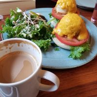 Veggie benedict at 1110Cafe/Bakery in Kawaguchi