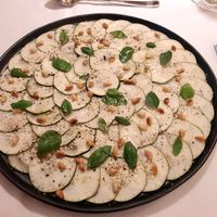 Vorspeise (marinierte Zucchini) at Haus 26 in Weissbriach