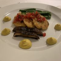 Maislaibchen mit Currycreme und Gemüse at Haus 26 in Weissbriach