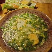 מרק פו עם טופו מטוגן / pho soup with fried tofu at Quan Que Vietnamese Cuisine in Karlovy Vary