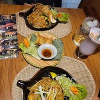 Good food, good prices. We got the fried PadThai with tofu and vegan chicken and the blueberry smoothie with coconut milk. It is delicious if you like sweet food and definitely get at Quan Que Vietnamese Cuisine in Karlovy Vary