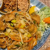 Pad Thai with vegan chicken  at Quan Que Vietnamese Cuisine in Karlovy Vary
