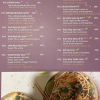 Menue page 2  at Quan Que Vietnamese Cuisine in Karlovy Vary